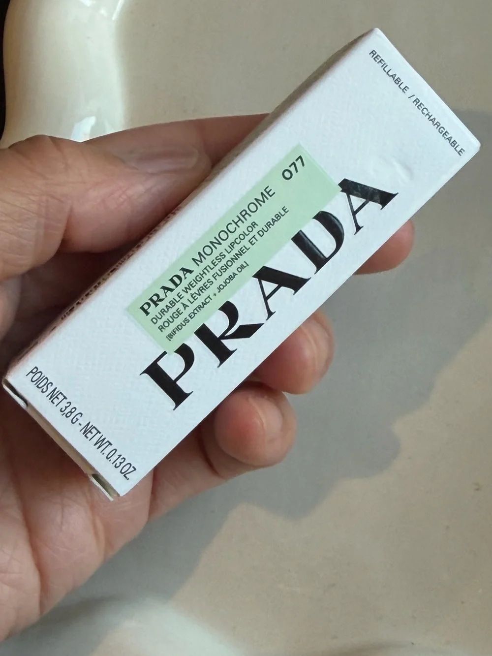NIB Prada Monochrome Hyper Matte Lipstick